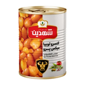 کنسرو لوبیا میکس پرو شهدین – 370 گرم